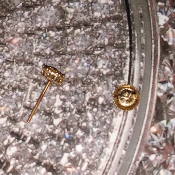 Canary Yellow Diamond 14k Yellow Gold Earing - Picture 4 of 8